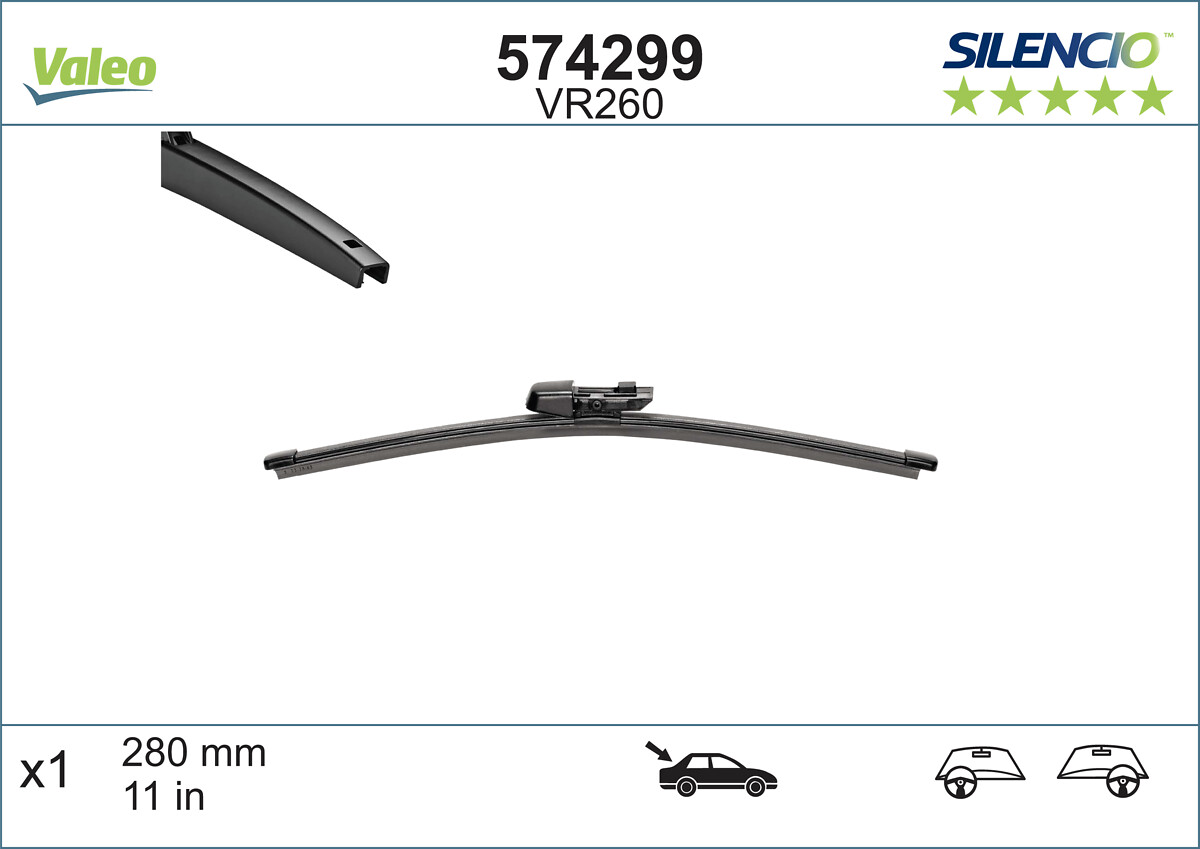 Wiper Blade - 574299 VALEO